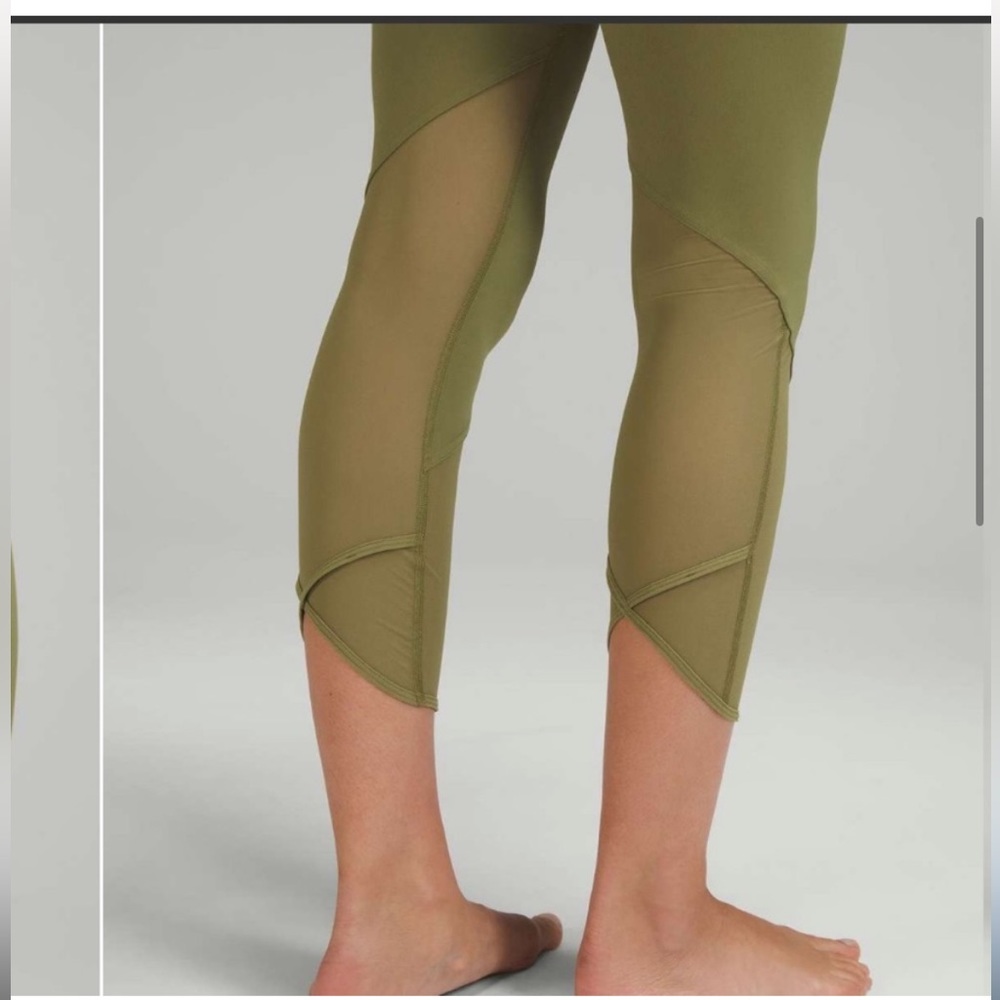 Lululemon Nulu and Criss-Cross High-Rise Crop 23” size 6 - Picture 6 of 10